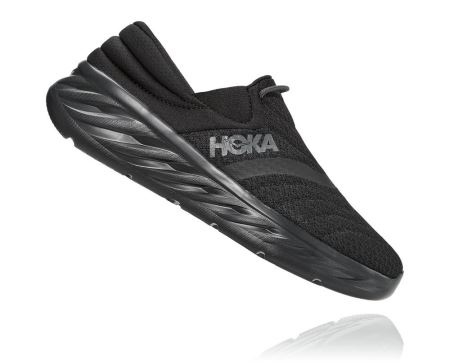 Hoka One One Ora Recovery Shoe 2 Barbati - Sandale Negrii / Negrii | RO-lW9LZ6z